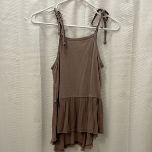 Others Follow Taupe Camisole Top